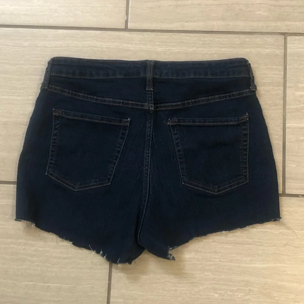 wild fable Dark Indigo Raw Hem Denim Shorts size 12